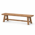 Banco de madera maciza 180x35x45 cm