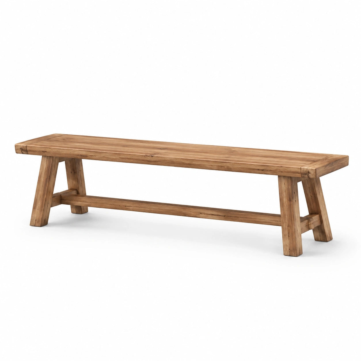 Banco de madera maciza 180x35x45 cm